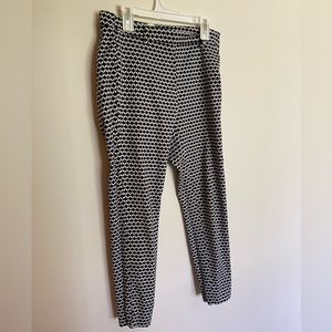 H&M dress pants with fun, vintage print!